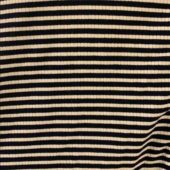 Navy/White Ribbed Swing Dress - Picture 3 of 3